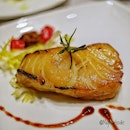 Baked Silver Cod with Spicy Lemongrass Infuse ($24.00).
