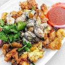 Fried Oysters Omelette