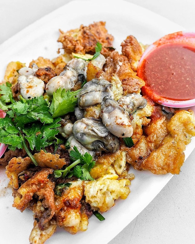 Fried Oysters Omelette