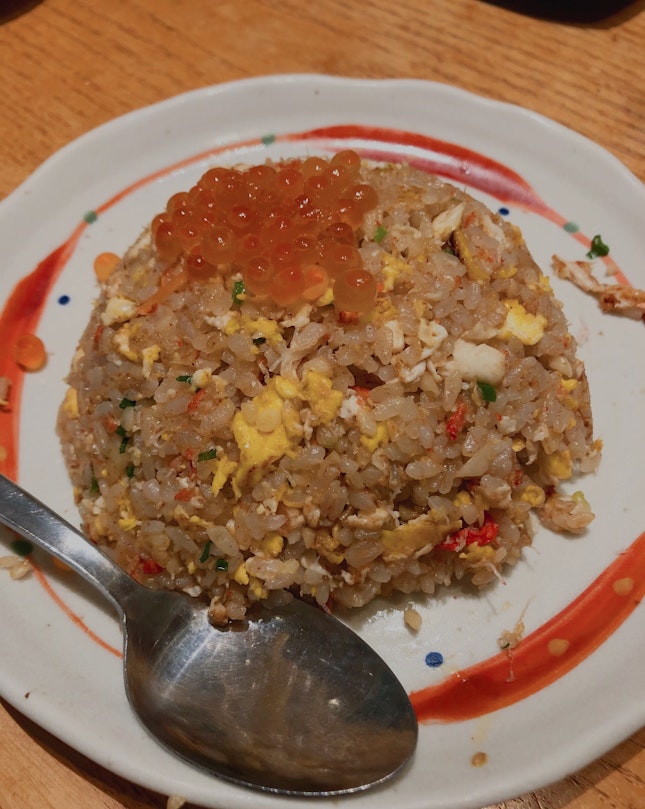 Kani Ikura Fried Rice