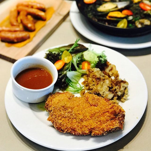 Har jeong kai chicken cutlet [$15++] One of the complimentary mains offered as part of @chopesg 's exclusive giveaway for the month of July.