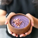 Purple sweet potato smoothie 🍠[$5.90] 
Being a huge fan of purple sweet potato, this truly did not disappoint and I was sold upon my first mouth of this smoothie!