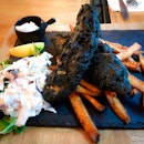 Charcoal (cod) Fish And Chips