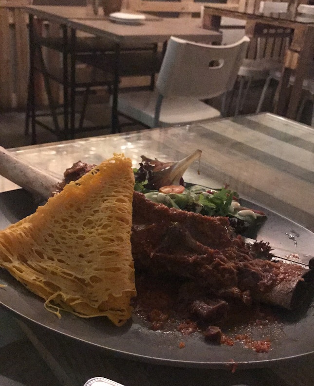 Roti kirai With Beef Ribs 😱