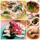 Sunday's feast: prawn noodles, "Wu-Xiang" , pork rib herbal soup ("bak ku teh") 😋