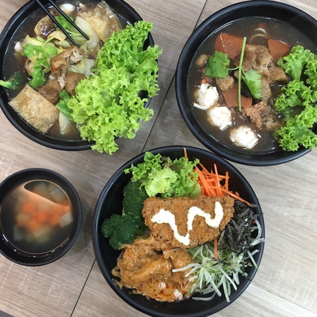 Rice Bowls, Noodles and Soups