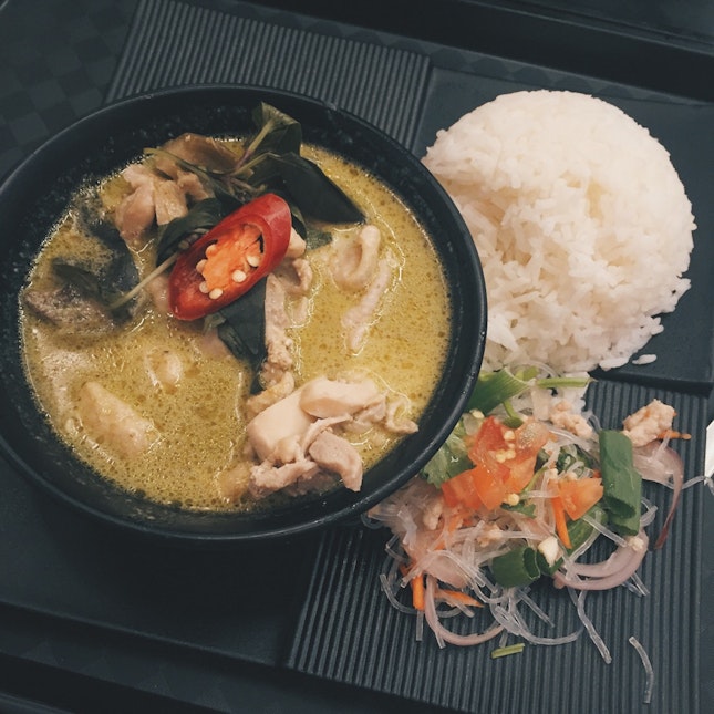 Green Curry with Rice!