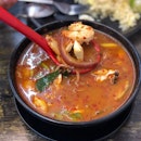 Red Seafood Tom Yum Soup