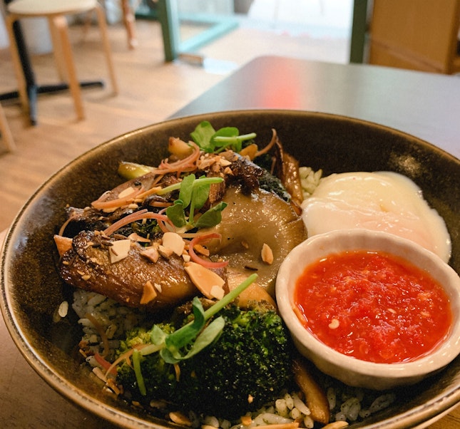 Market Vegetable Rice Bowl (RM18)