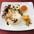 Roasted Chicken Rice + Egg