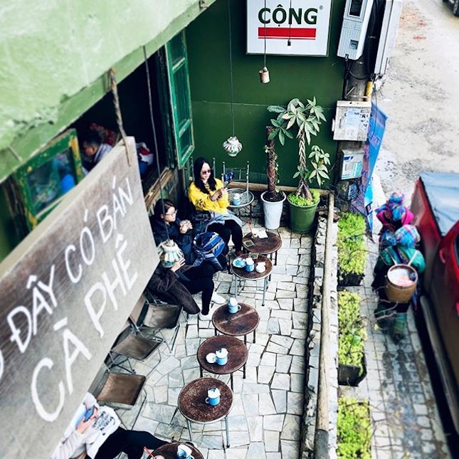 In Vietnam, drink coffee and people watch.