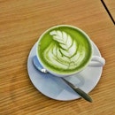 #throwback #greentea #latte