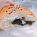 Black Sesame Mochi Bread