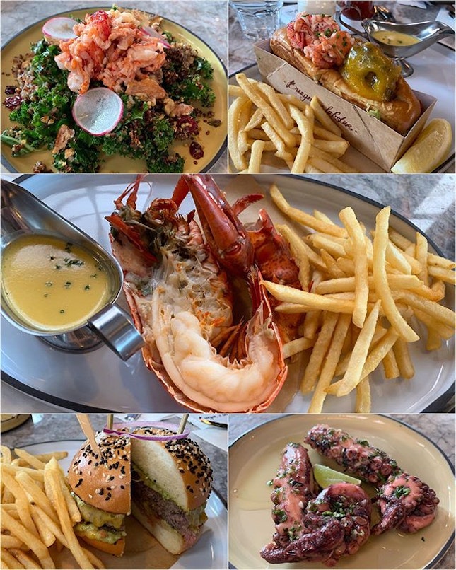 Super duper happy to have Burger & Lobster near our office!
