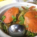 Crab Tanghoon ($45 for 2 crabs + $5)
