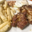 Chicken Chop with Egg