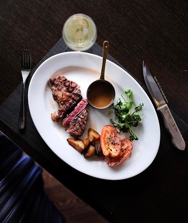 Five Course Brunch - USDA Prime Ribeye Steak (5 course brunch at $48++, with $30++ supplement to upgrade from Australian Sirloin to USDA Prime Ribeye).