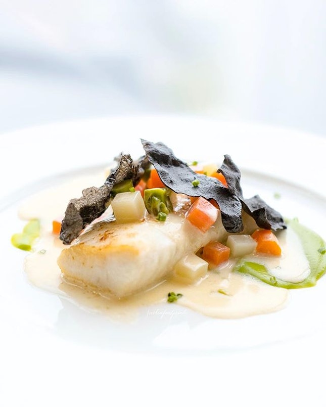 Baked White Snapper Fillet ($46++ for 3-course lunch).