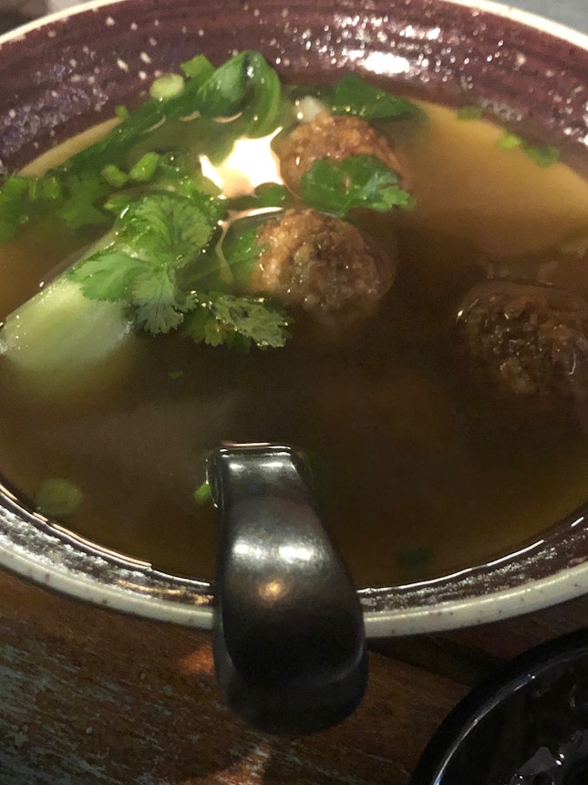 Delish Soup With Meatballs