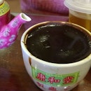 #Guilinggao herbal jelly dessert with honey >< !