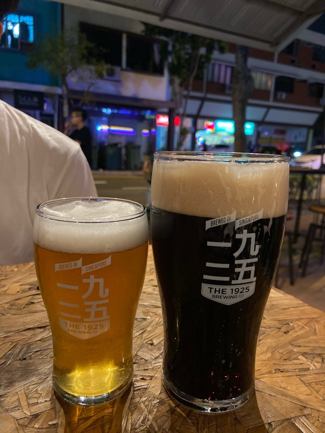 Liang Teh Lager & Blk622 Dark Ale
