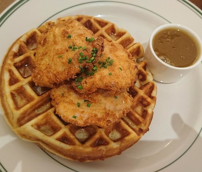 Chicken And Waffles- Interesting Combination!