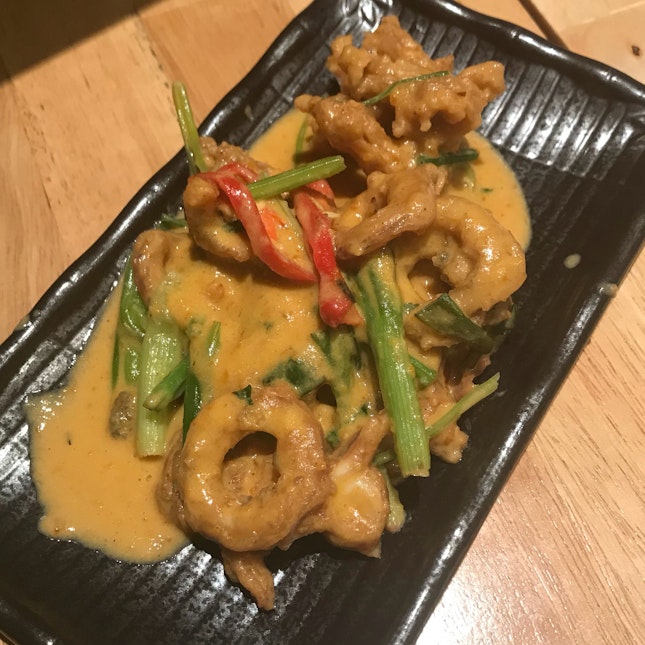 Squid In Salted Egg Sauce