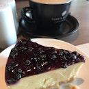 Coffee Set (Blueberry Cheese Cake)