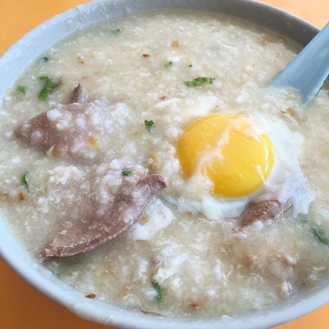 Amazing congee I had this A.M.