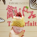 Tai Parfait Strawberry Cream w/ chocolate filling💕 I fell in love with this😍😘 #burpple #taiparfait #taiparfaitsg