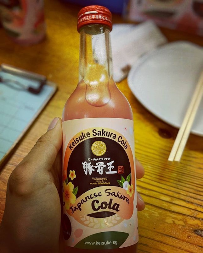 Ramen Keisuke also now has Sakura Cola which has cherry blossoms extract.