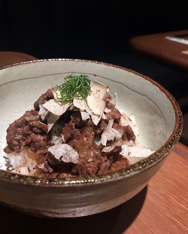 One of our favourite that we had tried from their menu - Wagyu Truffle Don.