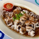 Baby Octopus in soy sauce