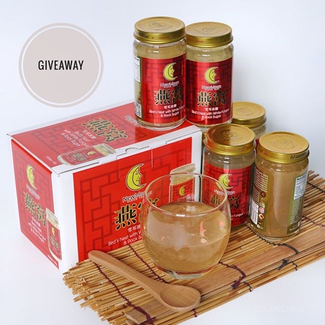 🎁[GIVEAWAY] 🎁 Stand a chance to win one box of Bird’s Nest with White Fungus & Rock Sugar (worth S$39.80) from New Moon.