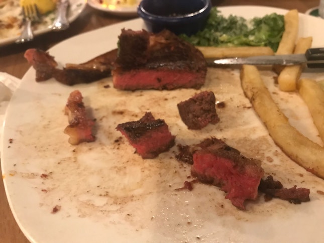 Bad Barely Edible Steak