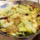 Griddle-cooked Cabbage with Szechuan Bacon ($12.80)