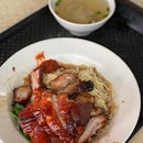 Char Siew + Duck Noodle with Wanton