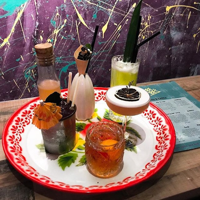 Bee Bee's - Assorted Cocktails - On The Table: 
ACAMASDRINKS & GTK💮:
Respite (💵S$15) 
Soothingly chocolaty, Respite bid comforting yet it packs a punch, like the nightcap you need to warm your belly, the put you to sleep on a hard day’s night.