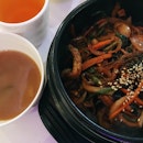 Japchae with Miso soup