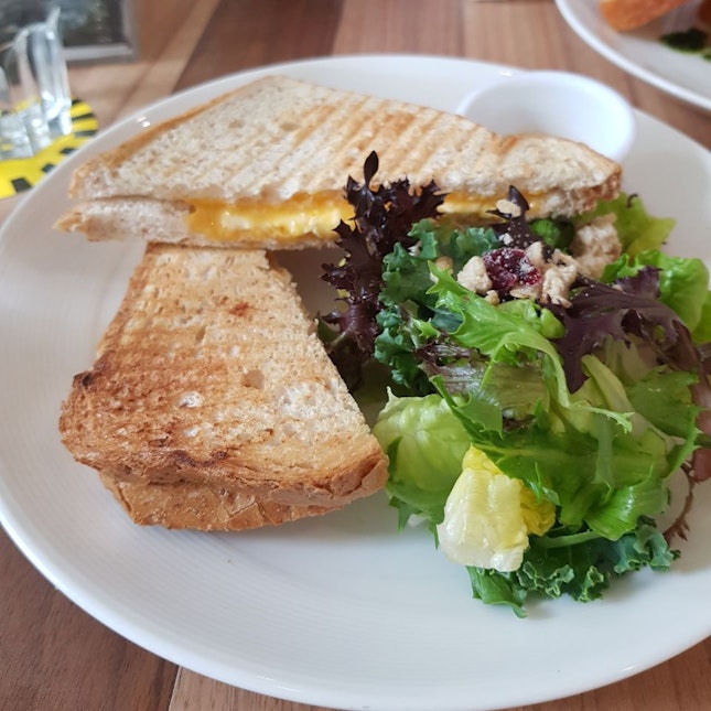 Truffle Cream Cheese And Cheddar Toast ($10++)