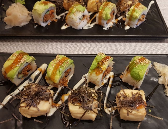 Tempura Tofu Sushi