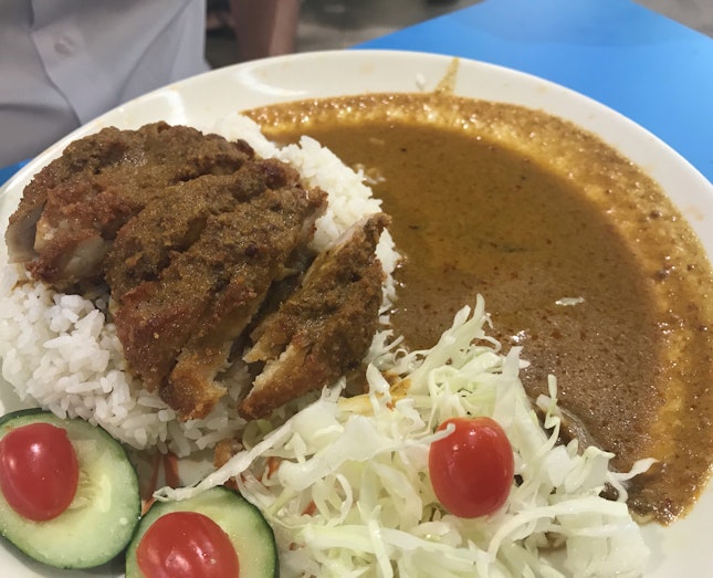 Hainanese chicken Cutlet curry Rice