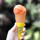 Blood Orange Sorbet [S$5.00/single scoop]
・
With @ButterKnifeFolk’s ever changing flavours, I got the opportunity to try their Blood Orange Sorbet this time.