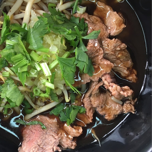 Beef Noodle Dry ($5)