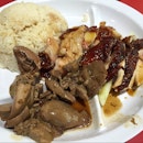 Roast Chicken And Liver Rice