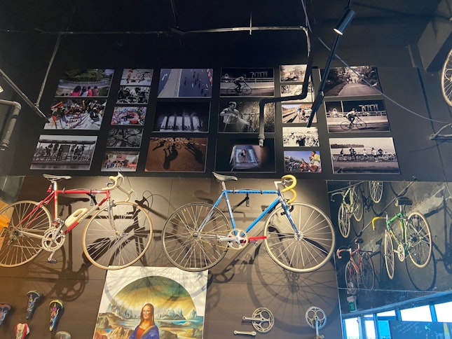 Cool Bicycle Themed Cafe