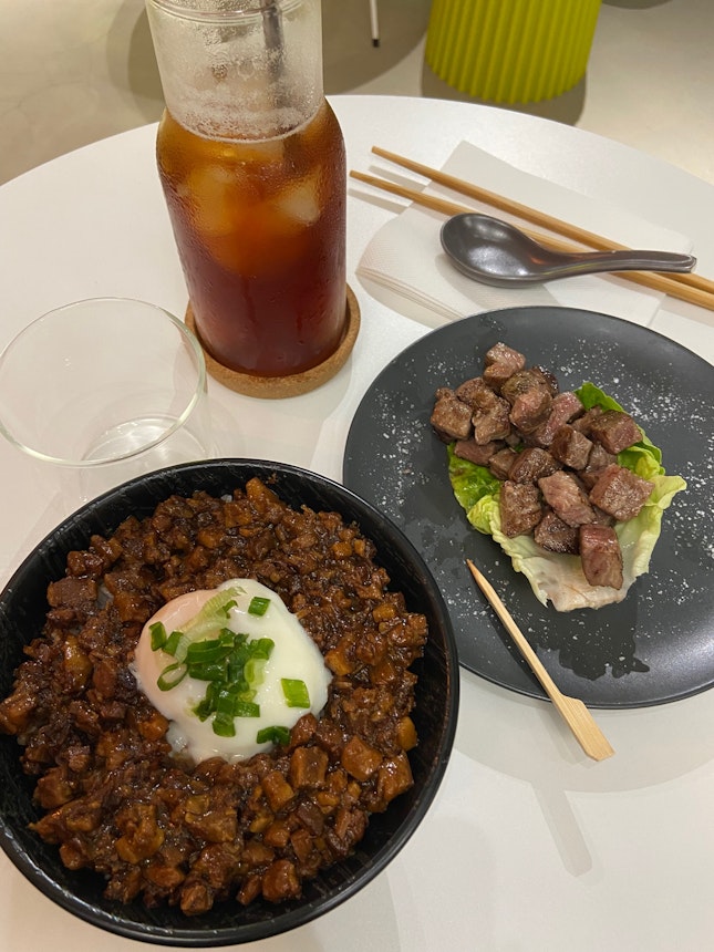 Braised Pork Rice And Beef Cubes
