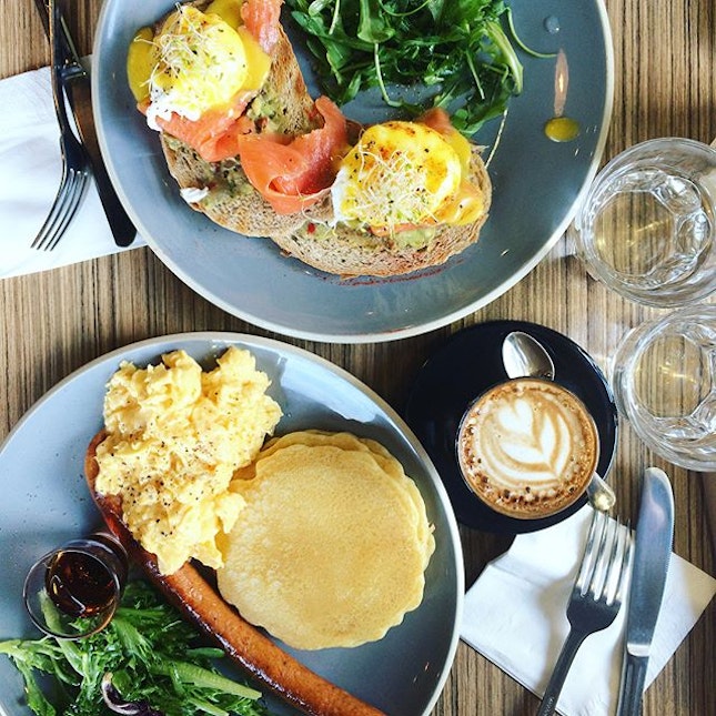 Eggcellent brunch 🍴☕️🍳 not-so-new cafe in the east side but slowly discovering gems like these bit by bit!