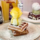 Ice Cream Waffles And Beer!