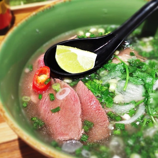 The moment I saw wagyu beef pho, I knew there wouldn't be any other choice.